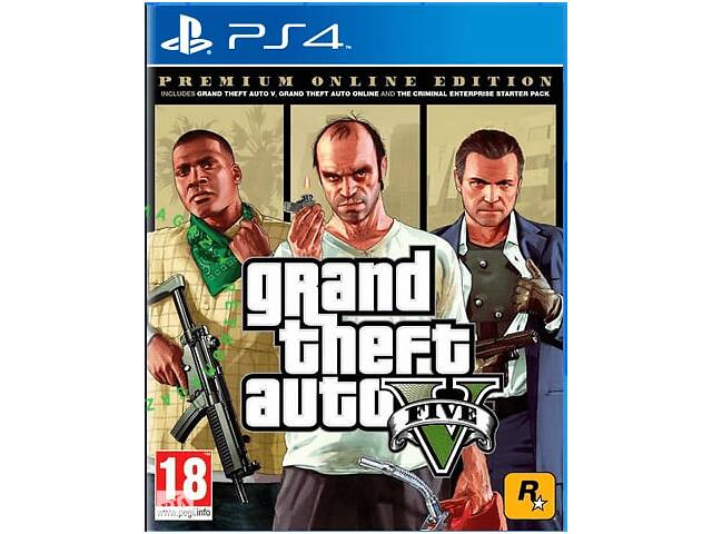 ГРА SONY PLAYSTATION 4 GRAND THEFT AUTO PREMIUM ONLINE EDITION РОСІЙСЬКІ СУБТИТРИ