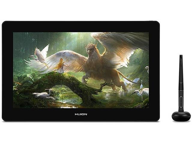 Графический монитор Huion Kamvas Pro 16 (4K) GT1561 Silvery Frost рабочая область 345.6x194.4 мм Серебристо-черный