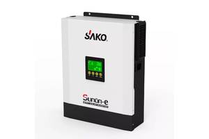 Гибридный инвертор SAKO 3000-24, 3000VA\2400W, 24V, ток заряда 0-80A, 170-280V, MPPT (80А, 120-450 Vdc)