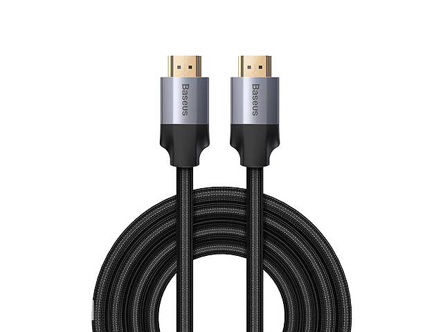 HDMI кабель Baseus CAKSX-D0G с поддержкой FullHD/4K video resolution 3 м Черный (1141546124)