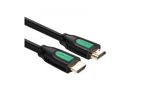 HDMI кабель Ugreen V1.4 HD101 с поддержкой FullHD/4K/3D video resolution, многоканальный звук 5.1/7.1 5 м (40464)