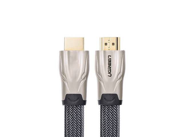 HDMI кабель v2.0 Ugreen HD102 с поддержкой FullHD/4K/3D, многоканальный звук 5.1/7.1 Плоский, 3м