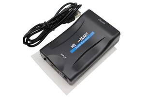 HDMI SCART переходник для тв монитора 1080P