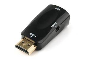 HDMI-VGA адаптер аудио приставки тюнера #100489