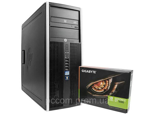 HP COMPAQ ELITE 8300 MT Core I3 3220 8GB RAM 320GB HDD + Новая GeForce GT1030 2GB
