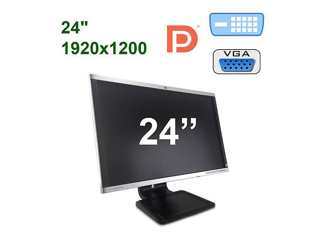 Монитор HP LA2405wg / 24' (1920x1200) TN / VGA, DVI, DP, USB