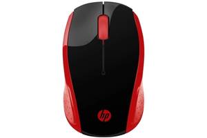 HP Мышь 200 WL Red