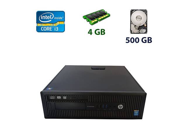 ПК HP ProDesk 600 G1 SFF/ i3-4160/ 4GB RAM/ 500GB HDD