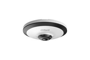 IP-відеокамера fisheye 5 Мп Dahua DH-IPC-EW5541P-AS із вбудованим мікрофоном для системи відеоспостереження