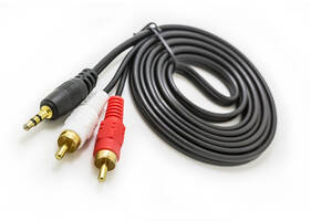 Кабель 3,5mm 2 RCA  3м JACK 2RCA