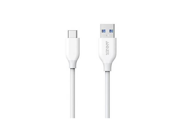 Кабель Anker Powerline Select+ USB-C to USB-A 2.0 - 0.9м White (6579728)