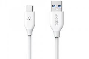 Кабель Anker Powerline USB-C to USB-A 3.0 - 0.9м V3 White (6358045)