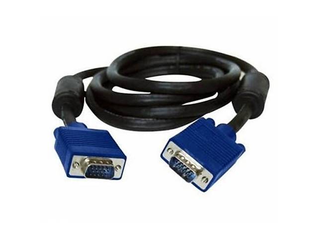 Кабель Atcom (10701) VGA-VGA HD15M/HD15M с 2-мя фер. кольцами 20м черный