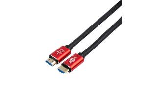 Кабель Atcom (24910) HDMI-HDMI ver 2.0, 4K, 10м Red/Gold, пакет