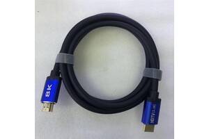 Кабель Atcom (88888) HDMI-HDMI V.2.1, Real 8K, вилка/вилка, 2м, черный