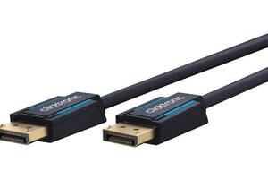 Кабель ClickTronic DisplayPort M/M 5.0m v1.4 8K@60Hz 19pin D=7.3mm OFCu Черный (75.04.0996)