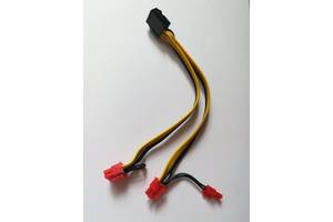 Кабель CPU 8pin-2*8pin PCI-E переходник #100478