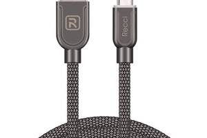 Кабель для зарядки USB Recci RCT-T100 Armor USB/Type C 1 м Dark grey