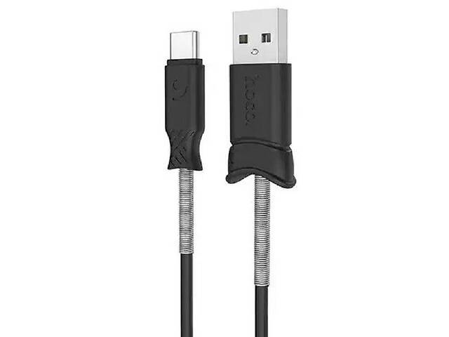 Кабель Hoco X24 Pisces USB to Type-C 1m Black (Код товара:24097)