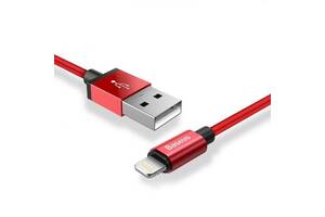 Кабель Lightning to USB MFI Baseus 1 метр Red