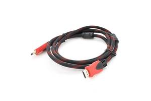 Кабель Merlion (YT-HDMI(M)/(M)NY/RD-20m/08280) HDMI-HDMI, 20м Black/Red, пакет