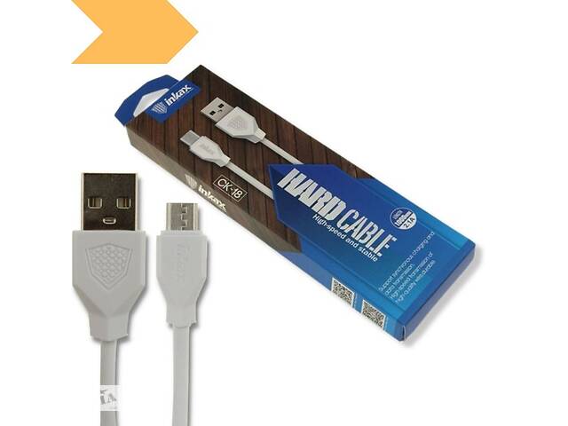 Кабель USB 2.0, 1m , INKAX CK-18, White (154146441_48)