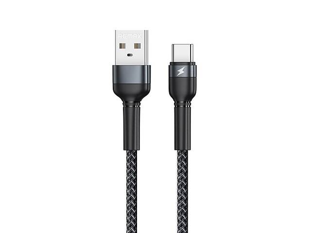 Кабель USB 2.0 to Type-C 2.4A REMAX Jany RC-124a Black (1м)