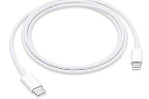 Кабель USB-C to Lightning Apple Original 1 метр White (MK0X2)