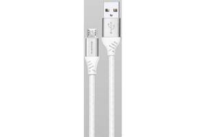 Кабель USB Grunhelm Micro USB GMC-03MS 1 м белый