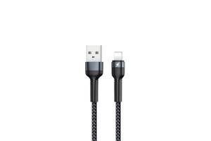 Кабель USB - Lightning 8-pin REMAX Jany RC-124i Black (1м)