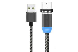 Кабель USB-micro USB 2м с магнитной головкой