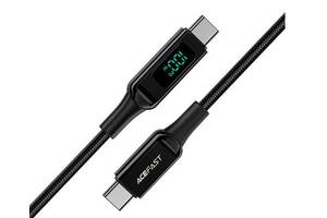 Кабель USB-microUSB с тестером тока и напряжения (синий индикатор)