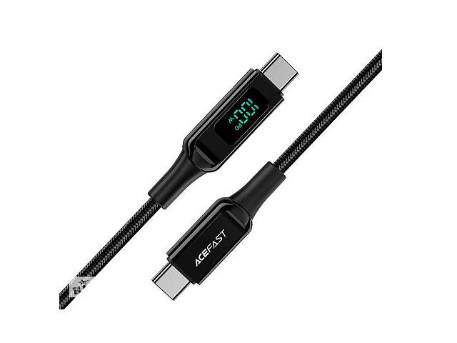 Кабель USB-microUSB с тестером тока и напряжения (синий индикатор)