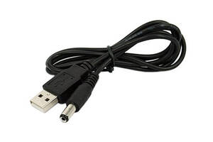 Кабель USB папа- Power 5,5/2,1 mm 1метр