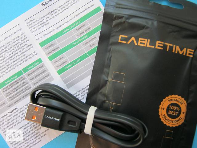 Кабель USB-Type C 1м CABLETIME