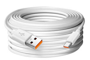 Кабель USB - Type-C 2A для зарядки и питания Digital 12 м Белый (USB Type-C 12m)