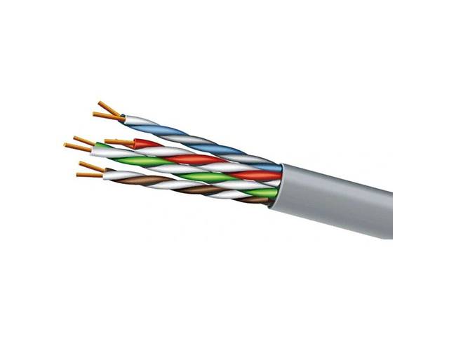 Кабель витая пара ЗЗЦМ FTP PE 4х2х0.5 24 AWG cat.5e (FTP медь наружный) бухта 500м черный