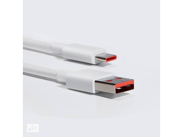 Кабель Xiaomi Mi Turbo Charge 3.0 USB - Type C 6A 120W 1 м Белый