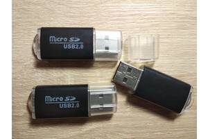 Карт-Ридер Mini Usb 2.0 для чтения Micro SD