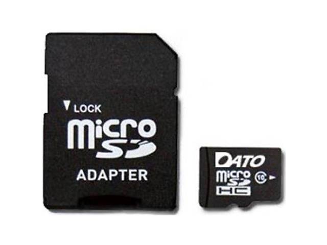 Карта памяти Dato microSDHC 128GB UHS-I Clack 10 + SD-adapter (DTTF128GUIC10) (Код товара:21312)
