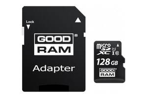 Карта памяти Goodram microSDXC 128GB UHS-I class 10 + адаптер