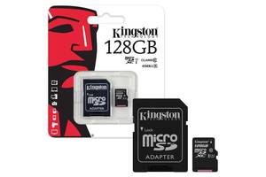 Карта памяти Kingston 128Gb micro SD Class 10
