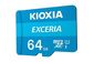 Карта памяти Kioxia Exceria microSDXC 64GB UHS-I Class 10 R100MB/s + SD-адаптер (LMEX1L064GG2) (Код товара:16275)