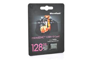 Карта памяти Microflash Micro SD, cкорость передачи данных 70MB/s, class10, 128G