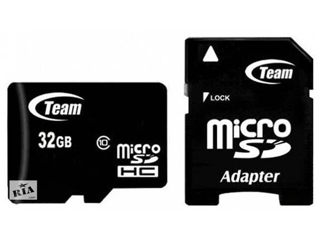 Карта памяти MicroSDHC 32GB Class 10 + adapter