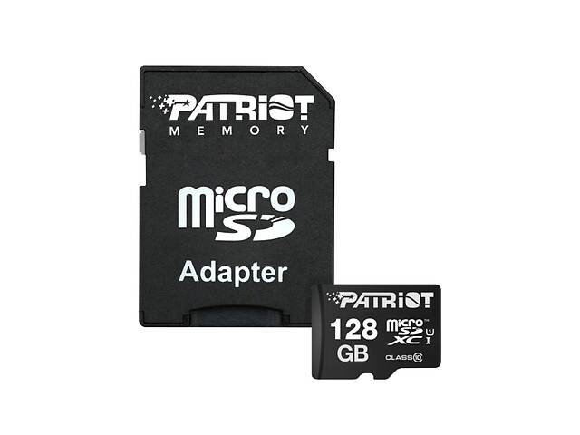 Карта памяти microSDXC 128GB UHS-I Class 10 + SD-adapter