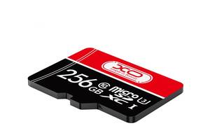 Карта памяти с адаптером XO Micro SDXC 256gb Class 10 Черно-Красный