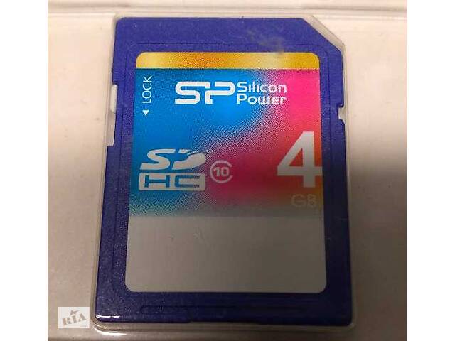 Карта пам'яті Silicon Power 4Gb SDHC class 10 (SP004GBSDH010V10)