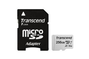 Карта памяти Transcend 256GB microSDXC class 10 UHS-I (TS256GUSD300S-A)