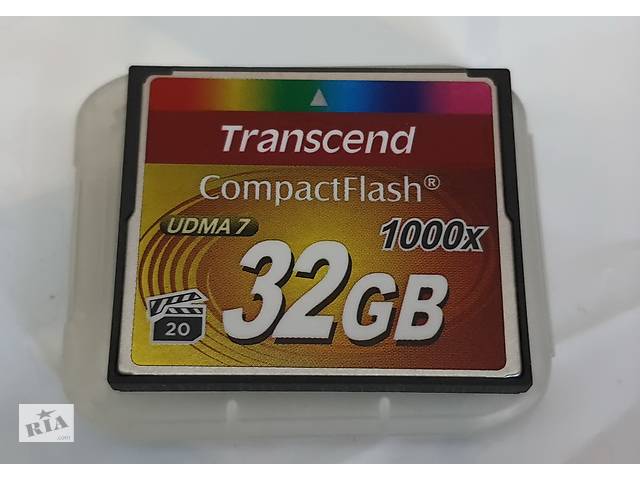 Карта памяти Transcend Compact Flash 32gb 1000x